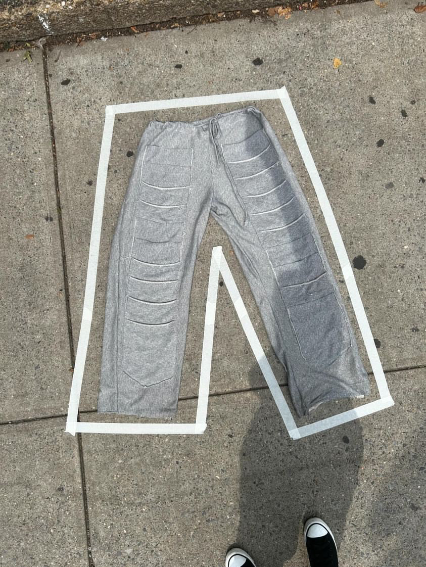 Grey French Terry “40PocketsFull” Pant